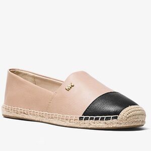Michael Kors Black and Cream Espadrille NEW with Box
